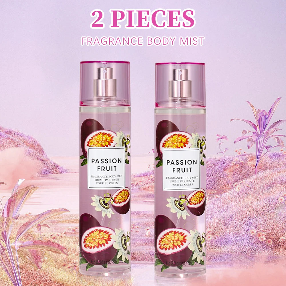 Women's Body Spray 2pcs 8 Fl Oz Hair & Body Fragrance Mist For Women, Long-Lasting Perfume Spray, Perfect For Dating, Daily Life