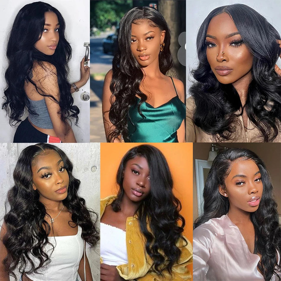 Hot Sale Body Wave Bundles With HD Transparent Lace Closure 4x4 Closure with Bundles Body Wave Human Hair Bundles and a Closure